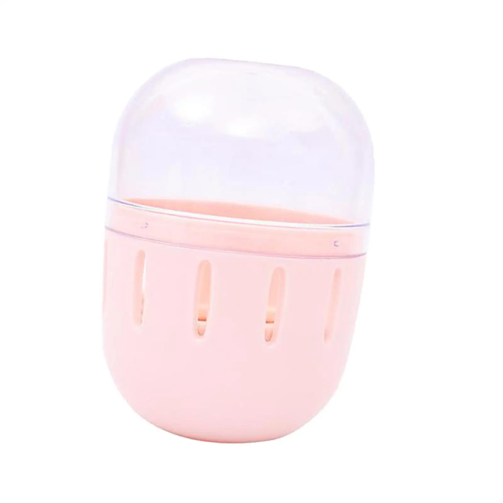 Makeup Sponge Holder, Dustproof with Clear Lid Carrying Case Beauty Cosmetic Egg Sponge Organizer Case Stand Holder