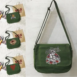 Messenger Bag Leisure Time Multi-function Messenger Bag Chaoku Korean Version Student Portable One-shoulder Cobra Pattern Bags
