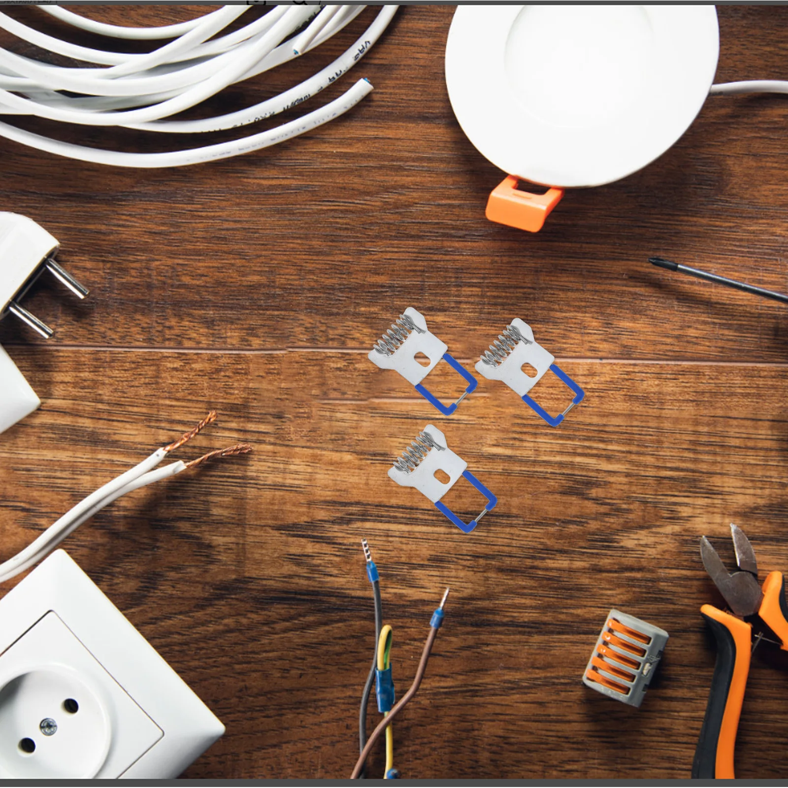 

10pcs Lighting Accessories Downlight Spring Clips Retaining Clamps For Recessed Panel Lamp Fixture Home Office Hotel Tool Parts