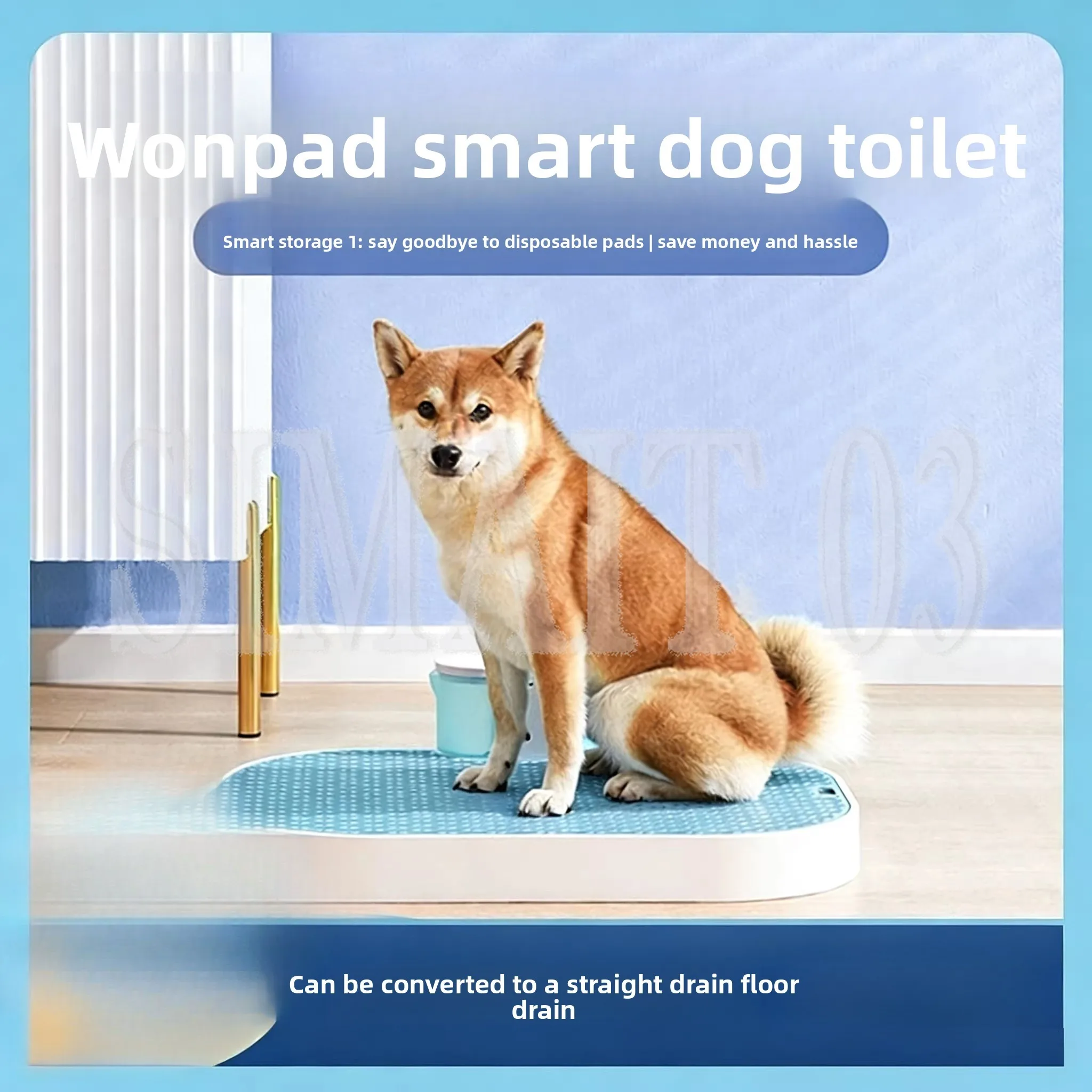 Automatic Self-Cleaning Dog Toilet, Odor-Free No Pee Pad Needed, For Shiba Inu Schnauzer Sheltie Small & Senior Dogs