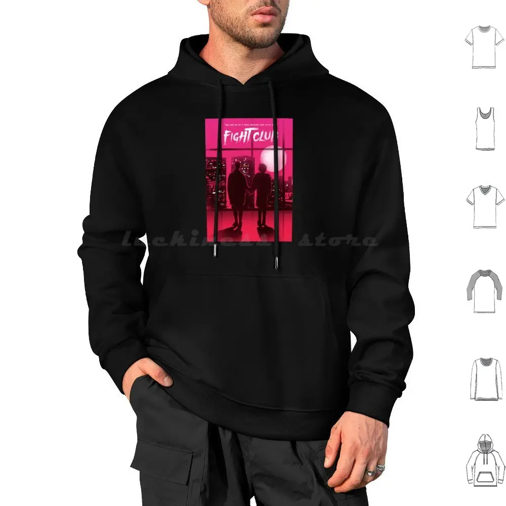 Tyler And Marla Hoodies Long Sleeve Fight Club Movie Scene Movies Film Cinema Cinephile Brad Pitt Tyler Durden Mancave