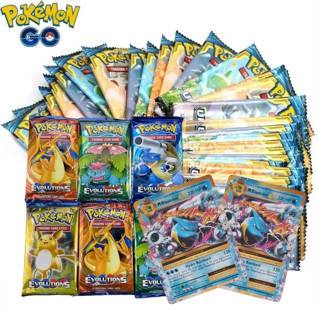 1/2 packs Pokemon Cards GX Tag Team Vmax EX Mega Energy Shining Pokemon Card Game Carte Trading kids Collection Cards Gifts