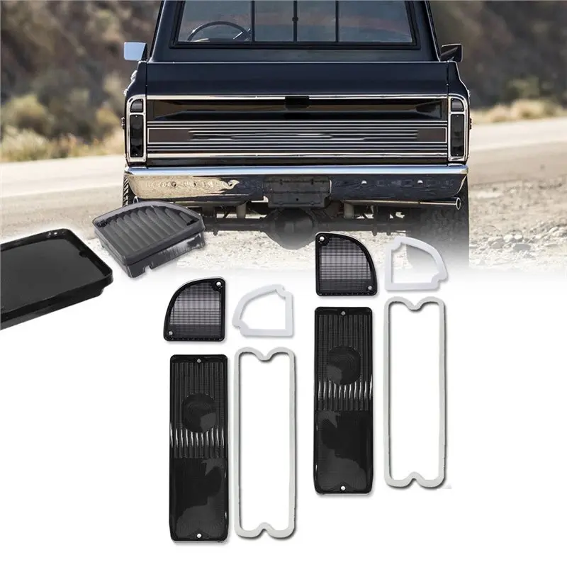 Classy-For Chevy GMC Truck Blazer C677209 Car Tail Light& Reverse Lens W/Gasket 1967-1972