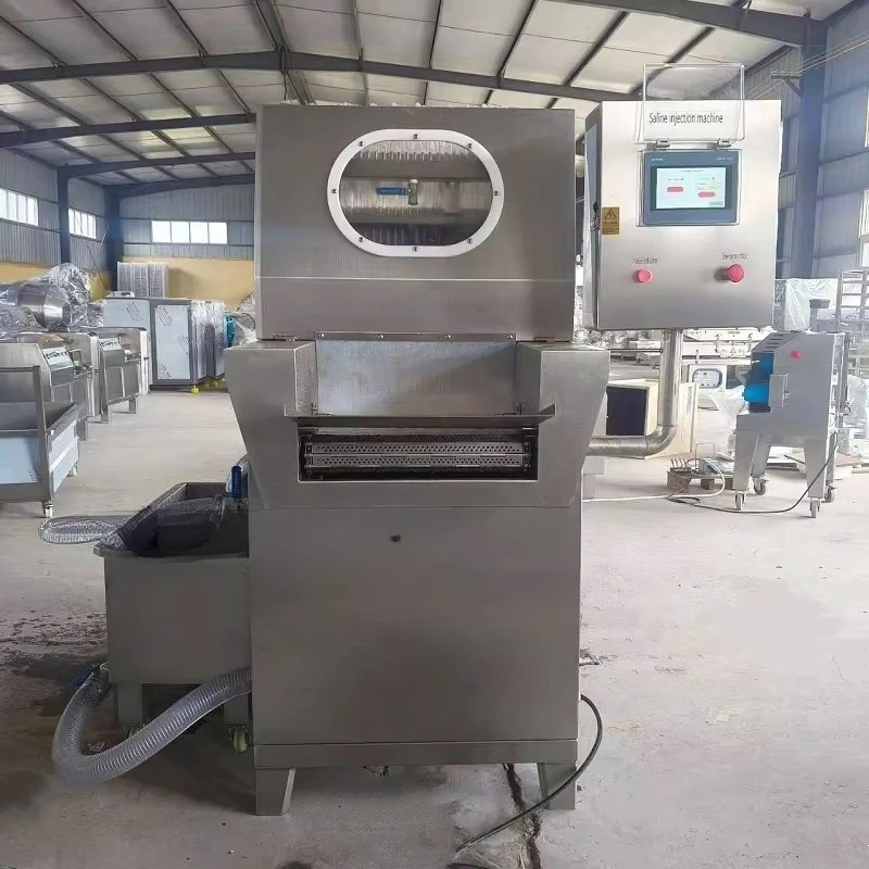 Meat Processing Machinery Automatic 48 Needles Meat Injection Machine Industrial Saline Injection Machine for Chicken Pork Beef