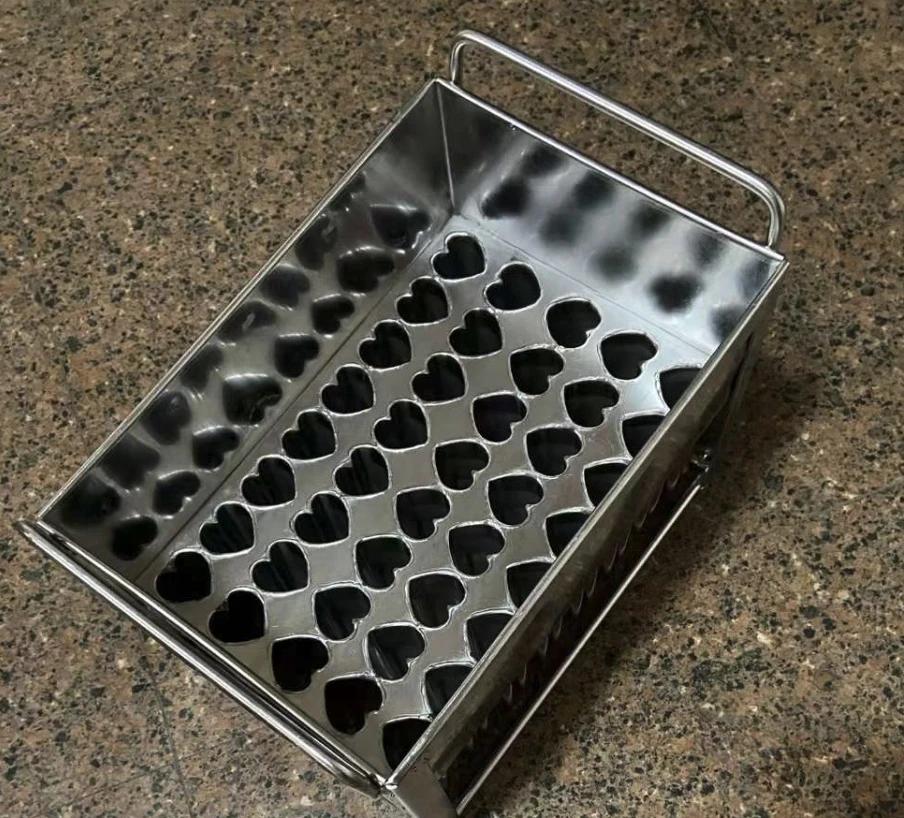 40 cavity love shape stainless steel popsicle  ice cream mold popsicle mold love popsicle
