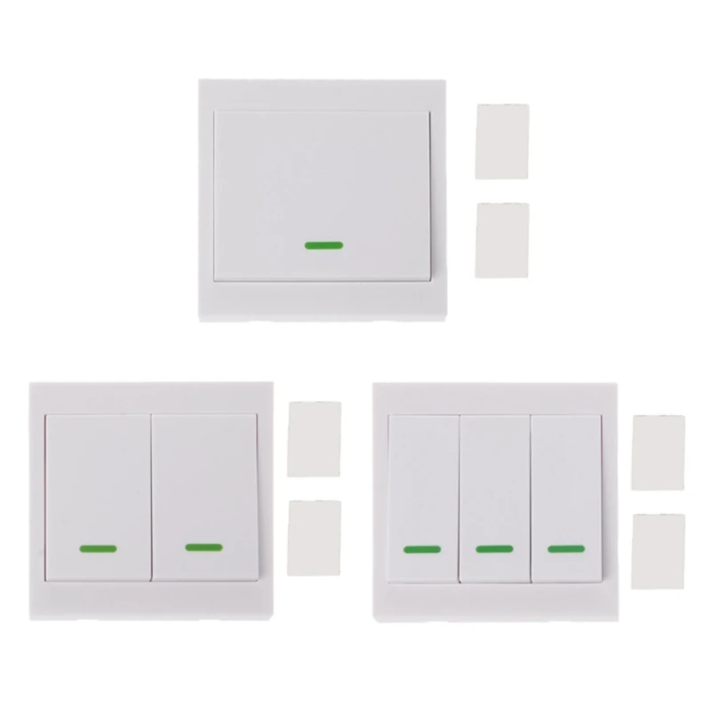 86 Type Wall Plate Transmitter for Lights 433MHZ 315MHZ Wireless Remote Control Remote Transmitter Easy to