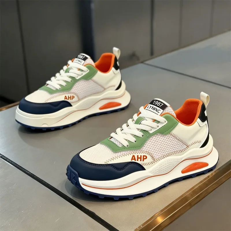 Summer Men Running Sneakers Outdoor Soft Wear-resistant All-match Marathon Training Shoes Travel Men Casual Sports Shoes Zapatos
