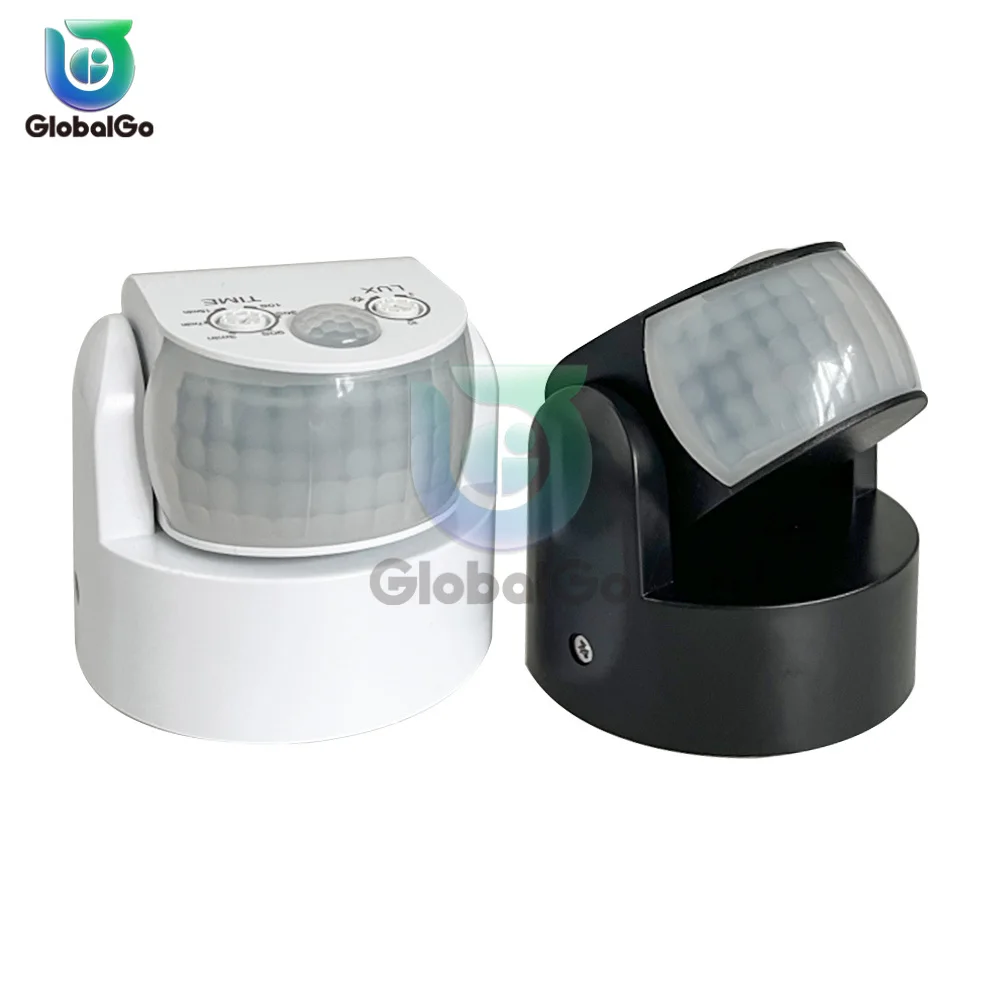 Double Probe Motion Sensor AC 220V-240V PIR Motion Detector 180-360 Degree Switch Light Outdoor Infrared Sensor IP65 Waterproof