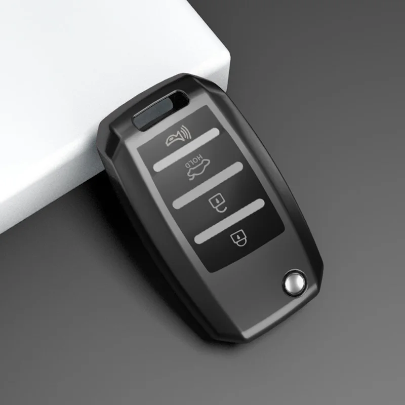 4 أزرار حافظة مفاتيح السيارة من البولي يوريثان لكيا ريو 3 K2 Ceed سيراتو K3 سبورتاج 4 بيكانتو K5 أوبتيما سورينتو فورتي ستينغر 2017 2018