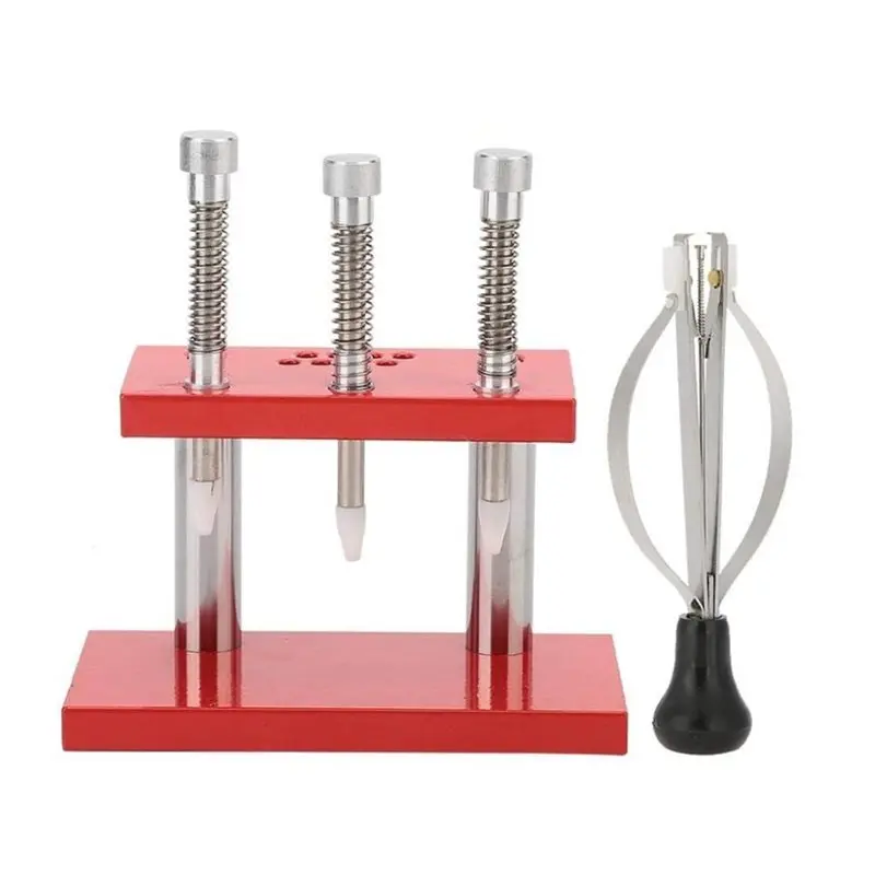 

ABBO-Professional Watch Repair Kit Bezel Opener Watch Hand Press Tongs Setting Fitting Set