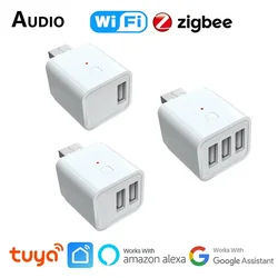 Tuya WiFi/Zigbee Micro USB Adaptor Switch 5V WiFi USB Power Adaptor Smart Timing Charge Plug Works with Alexa Google Assistant