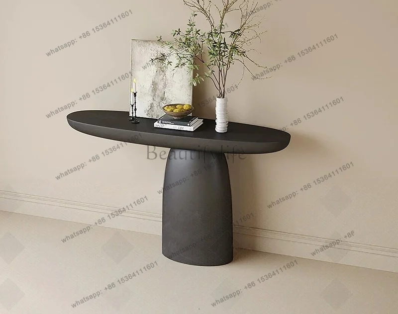 

Light luxury Xuanguantai decorative strip case simple Italian customization against the wall