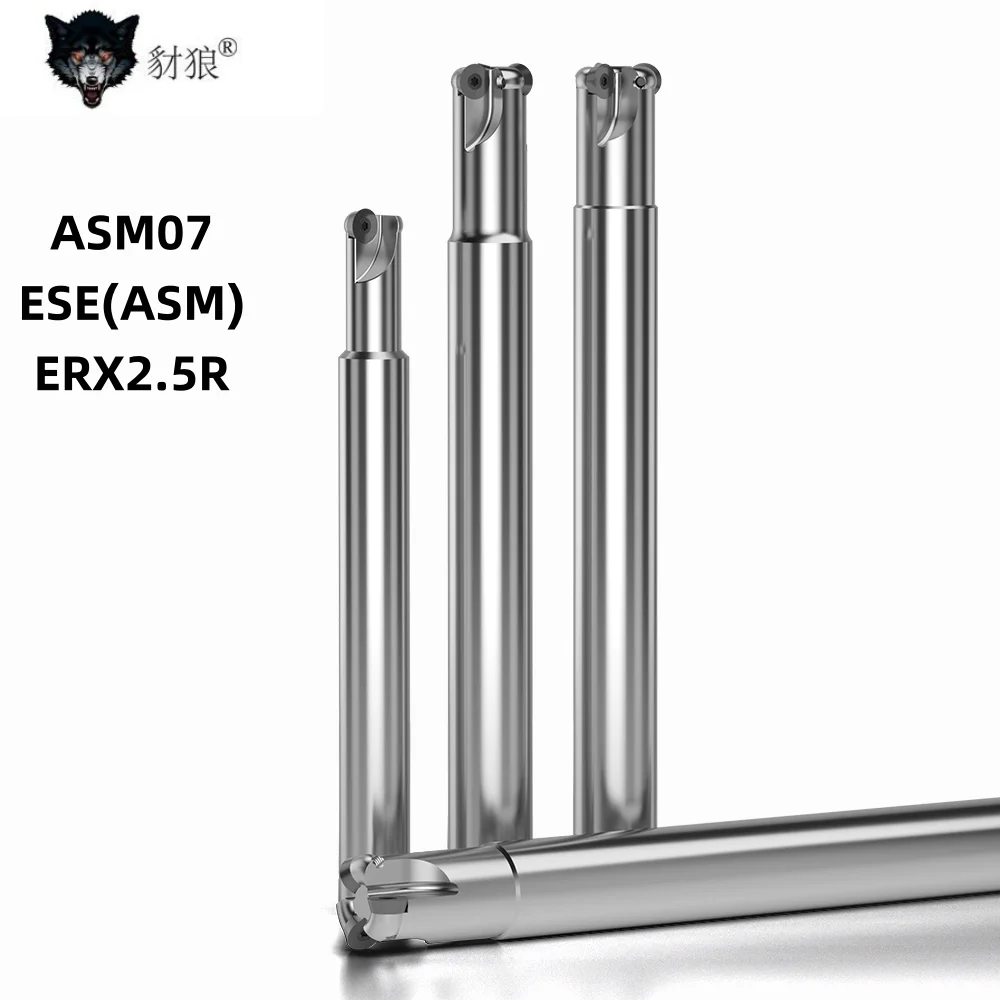 

ESE ASM ERX2.5 Series JDMT070204 JDMT070208 End Mills Holder and Efficient Finishing Milling Cutter CNC Fast Feed Milling Cutter