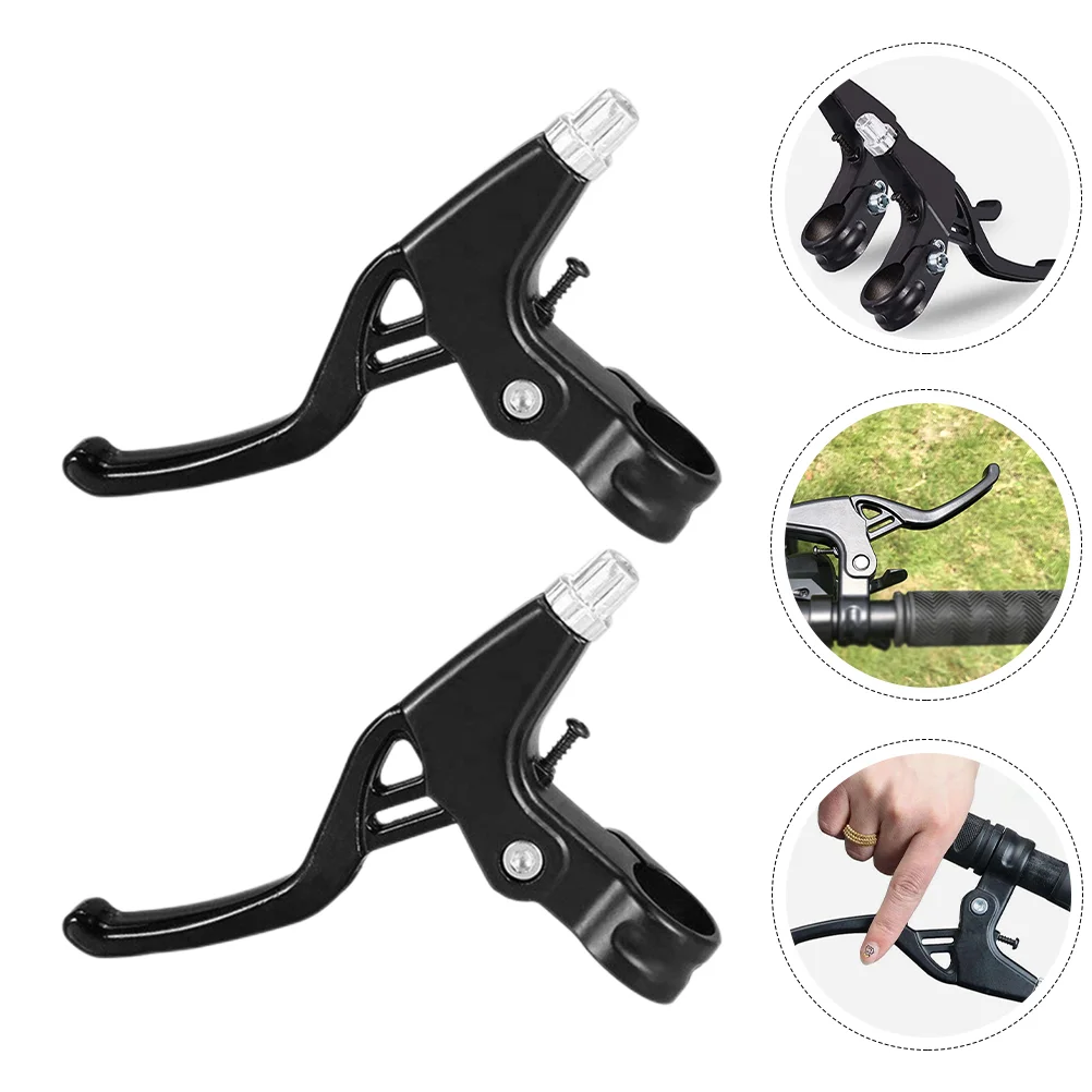 

Foldin Bike Bicycle Handle Brakes Aluminum Handlebar Mountain Clutch Lever Black Alloy Metal Levers