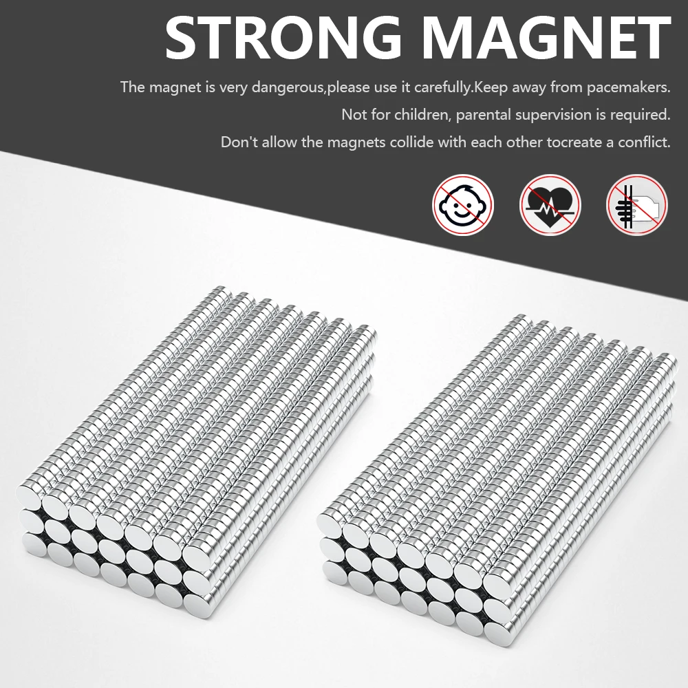 5 ~ 1000 Stuks Kleine Ronde Magneet 8x3 Permanente NdFeB Super Sterke Krachtige Magneten imans N35 8mm x 3mm Neodymium Magneet