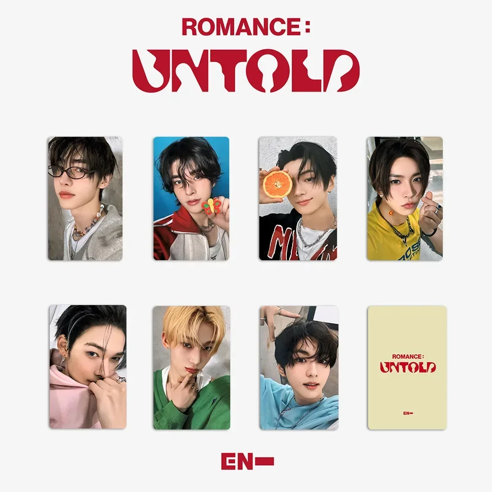 Imagem -04 - Idol Boy Group Photocards Novo Álbum Romance Undisse Lomo Cards Hueningkai Taehyun Beomgyu Soobin Yeonjun Fãs Presentes Pcs