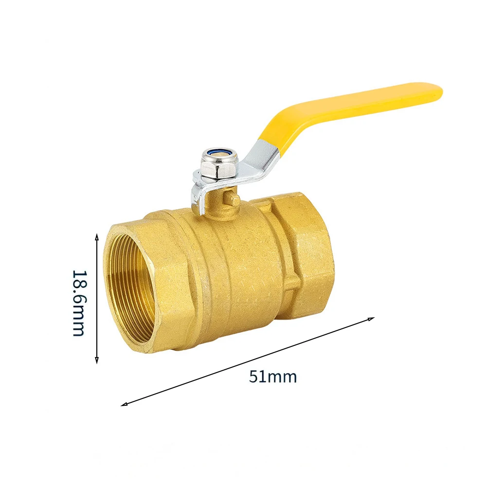Household DN15 Manual Brass Radiator Valve Precise Flow Adjustment Heating Plumbing Hardware Accessory For Radiator Pipeline