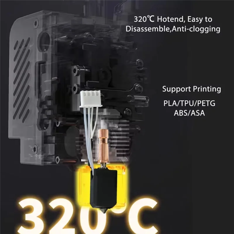 EF-Voor Anycubic Kobra S1 Hotend Snelle Verwarming Nozzle Voor Kobra S1 Combo Hotend 24V 48W voor Kobra S1 Hotend Hardheid