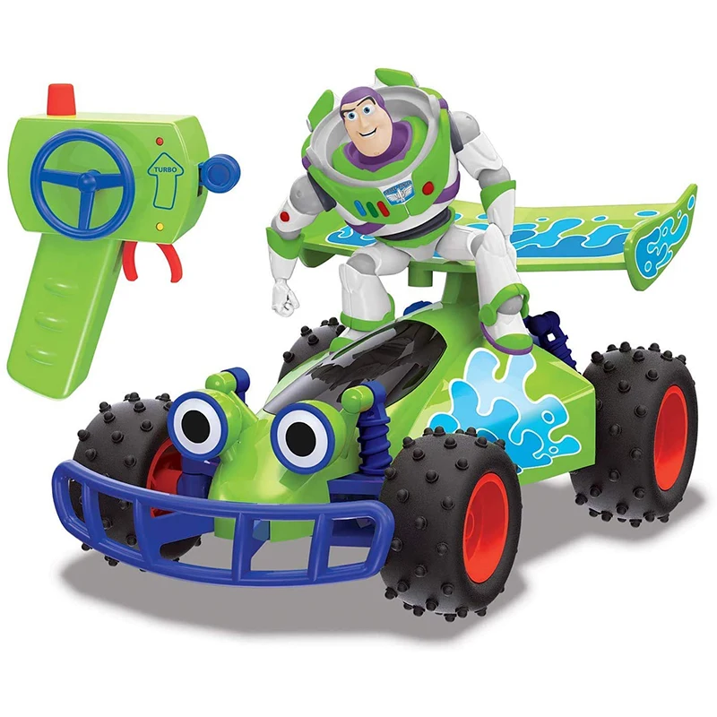 Disney Pixar Toy Story 4 Buzz Lightyear Woody 1: 24 RC Turbo Buggy Electric Remote Control Toys Car Remote Controlled Motorcycle