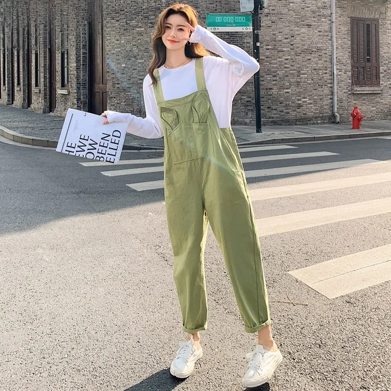

een Oversized Casual Cargo Pants Women's Summer New Korean Sle High Waist Polyester Fiber Ciwalk Suit Ci Life
