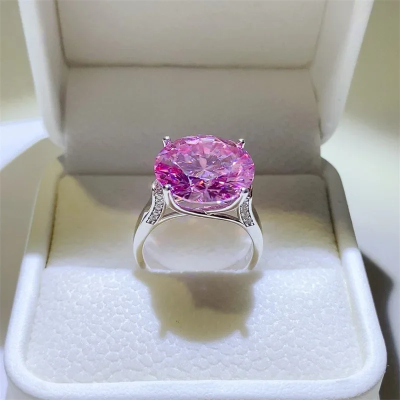 SACE GEMS GRA Certified 1-10CT anello Moissanite VVS1 Lab Diamond Solitaire Ring per le donne fidanzamento promessa gioielli fede nuziale