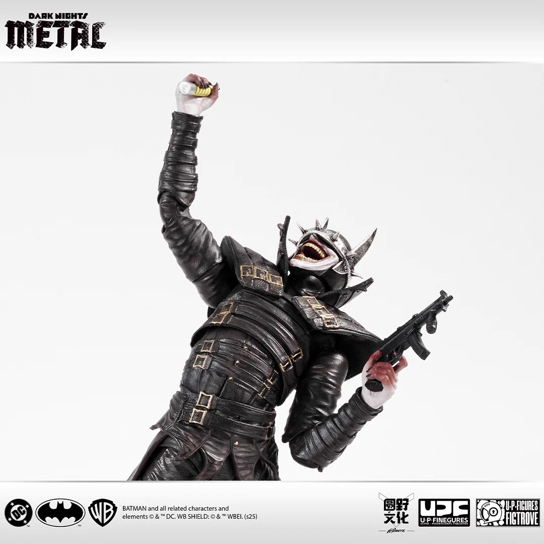 ฟิกเกอร์ใหม่ UPFIG U-P-Finegures (LPZZ) แบทแมนหัวเราะ ฟิกเกอร์ดาร์คไนท์:เมทัล แอคชั่นฟิกเกอร์ ขนาด 1/12 ของเล่นสะสม ของขวัญ