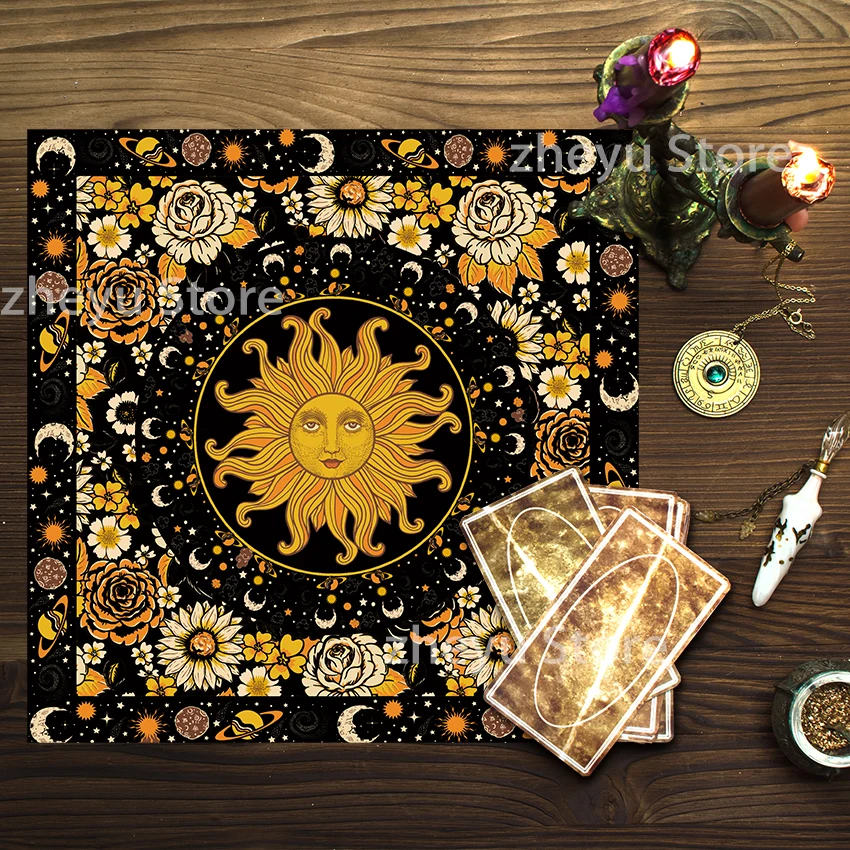 Divination tapestry scarf sacrificial cloth decoration home wall tapestry dormitory table mat gift tablecloth