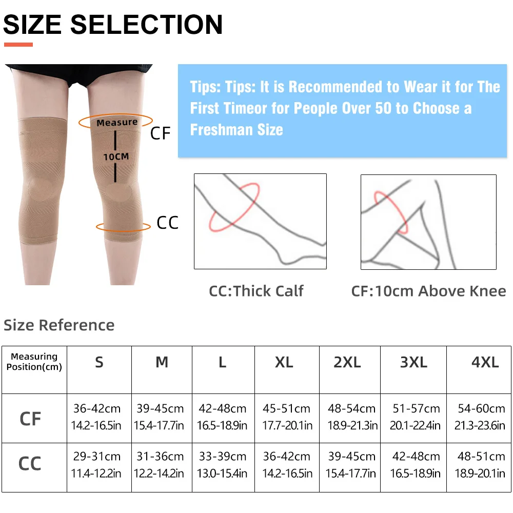 XZ 2pcs/Pair Medical Compression Knee Brace Elastic Unisex Sports Volleyball Basketball Running Cycling Gym Workout Knee Support