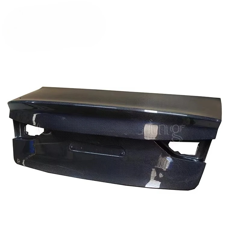 CLS STYLE ألياف الكربون الخلفي غطاء صندوق السيارة التمهيد غطاء ل 2012-2015 A3 مخصص #1