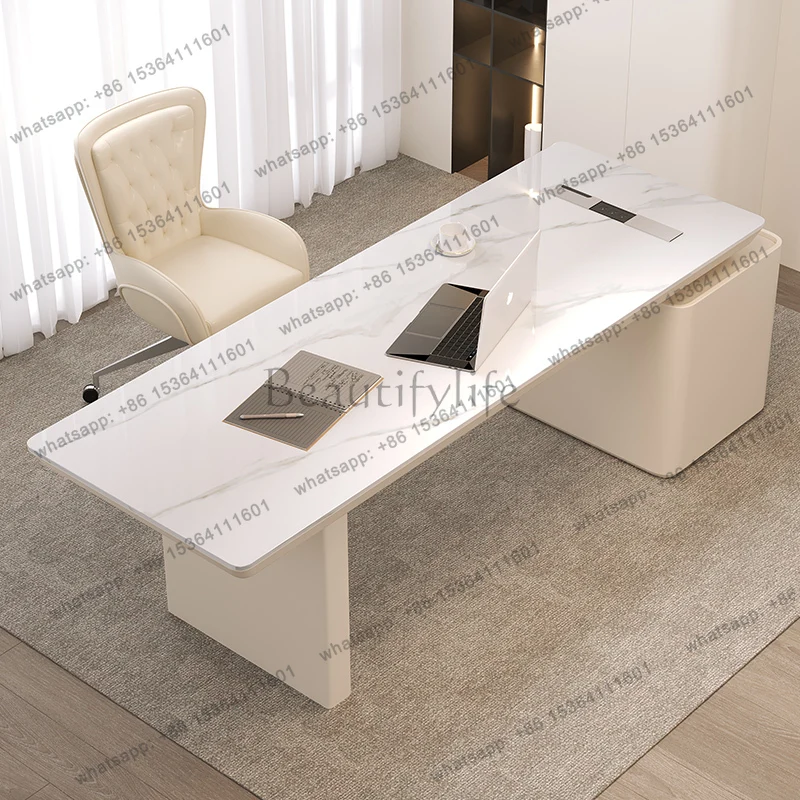 Standing Computer Office Desk Minimalist Study Modern Drawer Space Saving Office Desk Nordic Mesa Ordenador Trendy Furniture