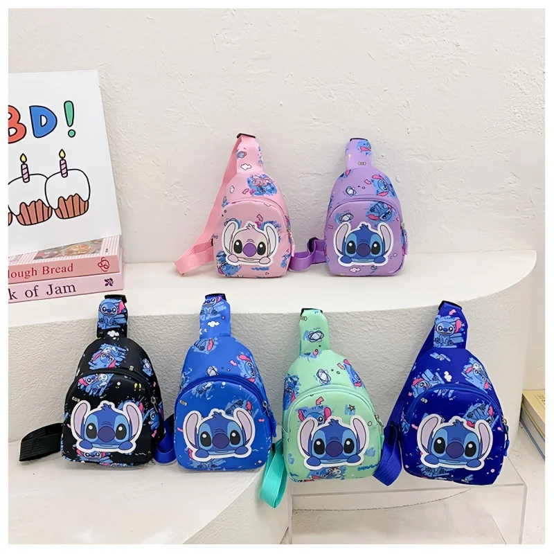 Adorable Anime Stitch 18*14*6cm Patterned Cross Body Bag for Fashion Loving Girls