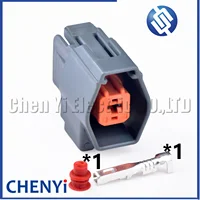 Conector impermeable automotriz hembra de 1 Pin termostato enchufe de arnés de cables 6195-0066 para Mazda mx5
