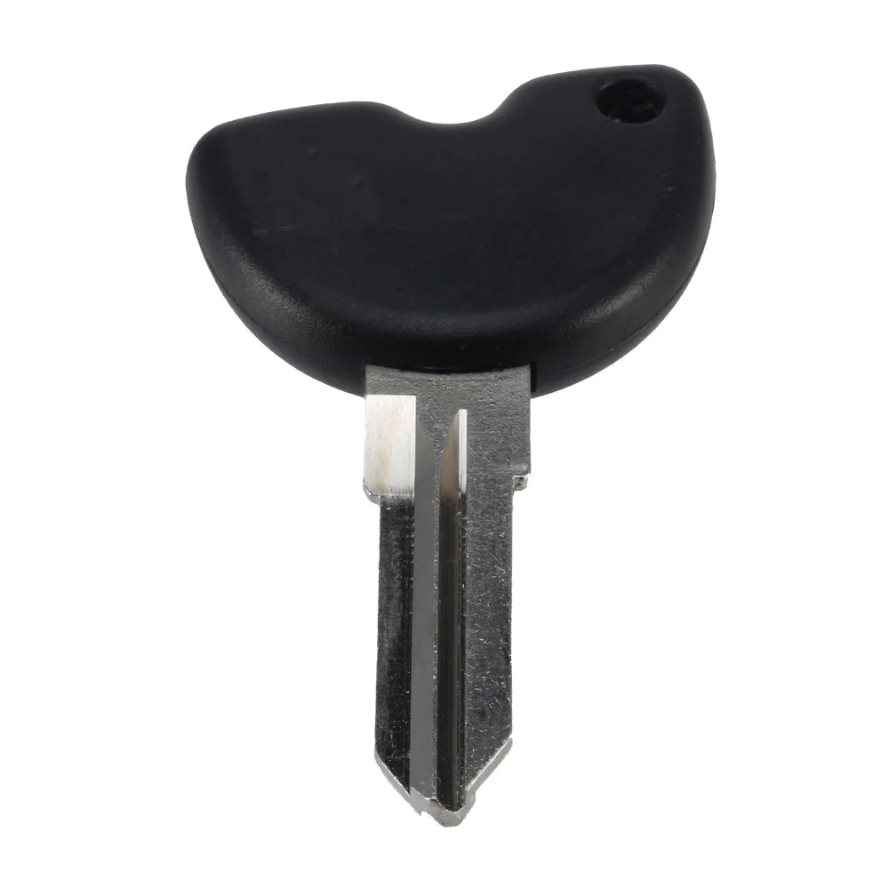 ​New Blank Motorcycle Uncut Key Black Length 37mm for Vespa Motorbike Replacement Spare Part Accessory