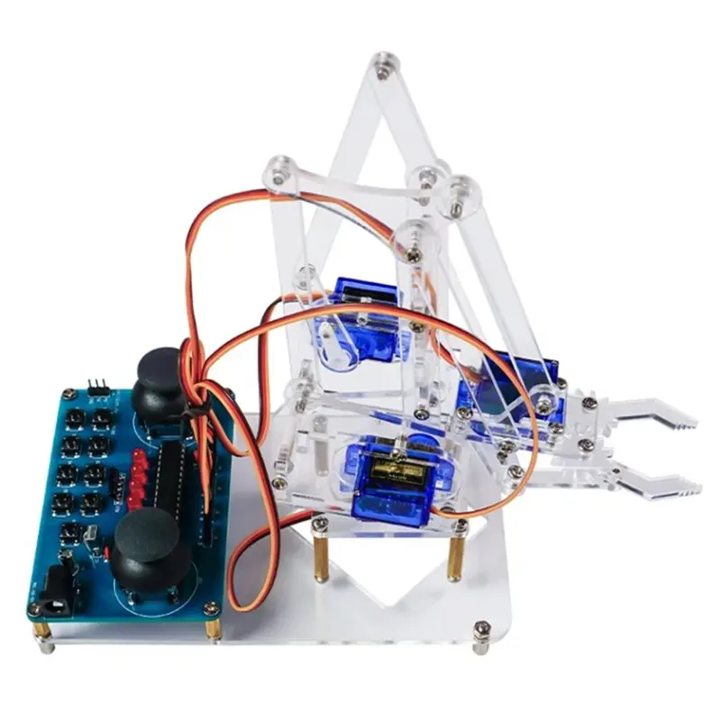 kit-de-soudure-robotique-diy-abqu-pieces-d'apprentissage-stem-pour-arduino-kit-d'assemblage-4dof