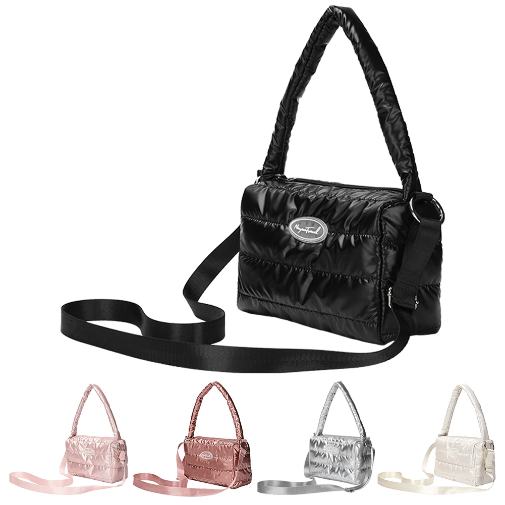 Bolsa crossbody com alça de ombro ajustável para mulheres, bolsa macia para senhora, alça superior