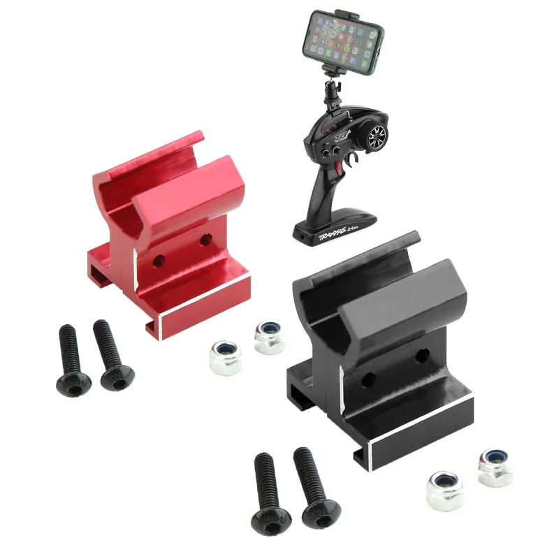 

Metal TQi Transmitter Phone Mount Holder for TRXS TRX4 TRX6 E-Revo Slash RUSTLER T-Maxx E-Maxx RC Car Upgrade Parts