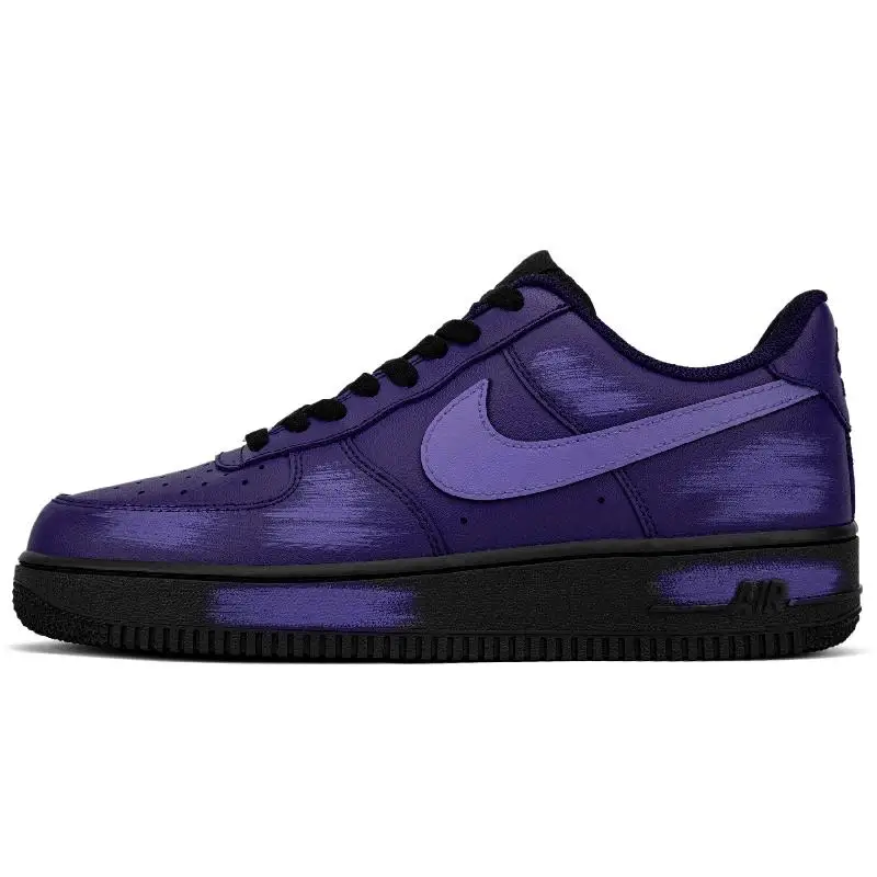 【Customize】Nike Air Force 1 Skateboarding Shoes Men Low-top Purple Sneakers shoes CW2288-001