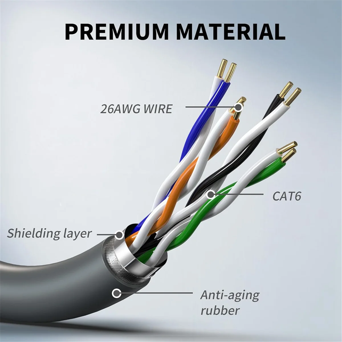 Untuk Star Link kabel Gen3 generasi ke-3 Tautan Router kabel jaringan RJ45 generasi ke-3 kabel ekstensi (3 Meter)