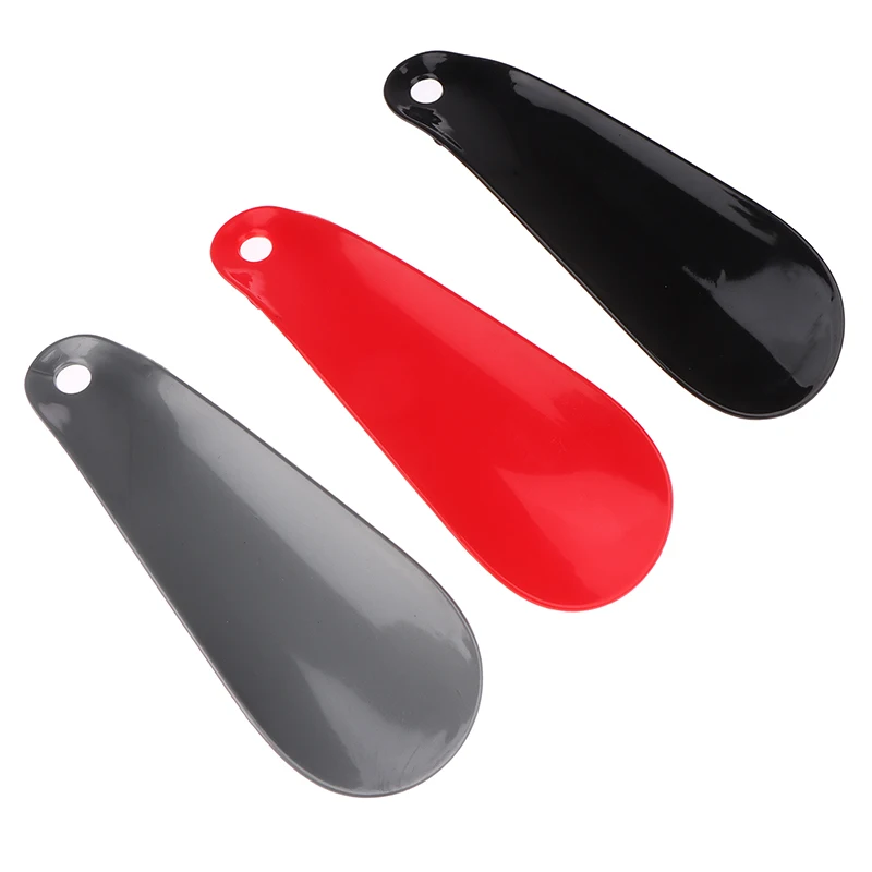 Portable Mini Professional Shoe Horn Durable 11cm Plastic Spoon Shaped Lazy Shoe Changing Assistant Flexible Shoe Lifter