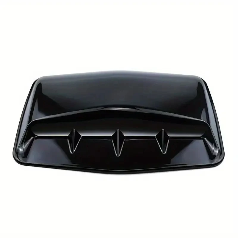 Universele Auto Luchtuitlaat Kap Koolstofvezel Motorkap Basis Decoratieve Cover met Tape Buitenkap Auto Air Intak Scoop Accessoires