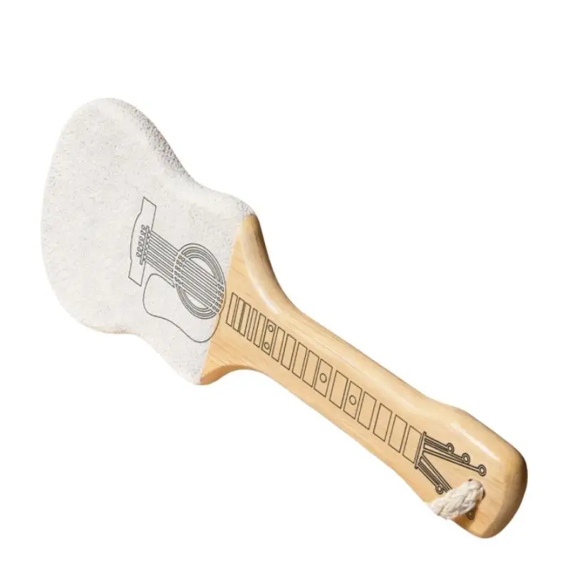 (.) Guitar Design Double Sided Callus Remover For 360° Foot File Multi-angle Foot File Dead Skin Pedicure Tools Callous Scraper