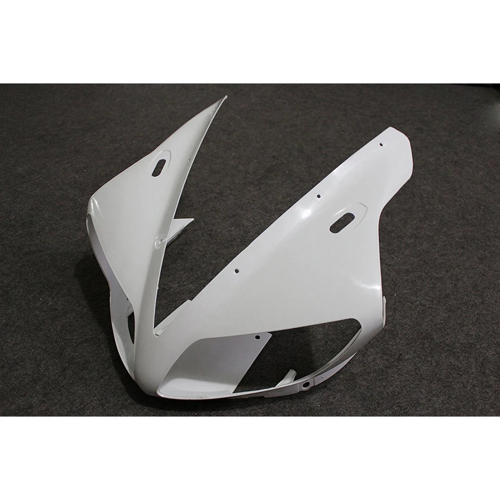دراجة نارية غير مصبوغة العلوي الجبهة القلنسوة الأنف هدية حقن مصبوب صالح لياماها YZF-R1 2002 2003