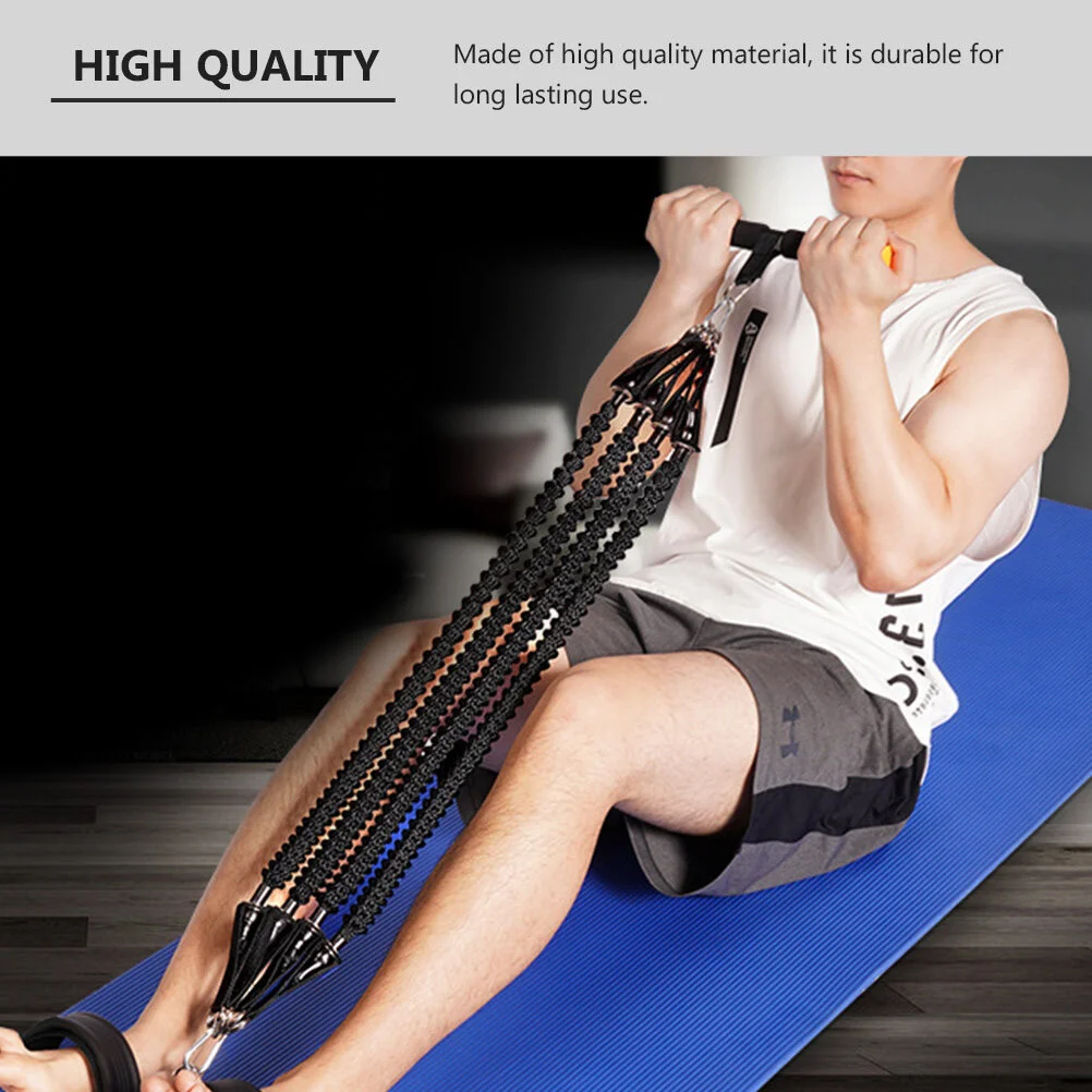 Pedal Tension Rope Puller Workout Equipment Elastic Resistance Band Foam Stretch Fitness Gym Machines Home