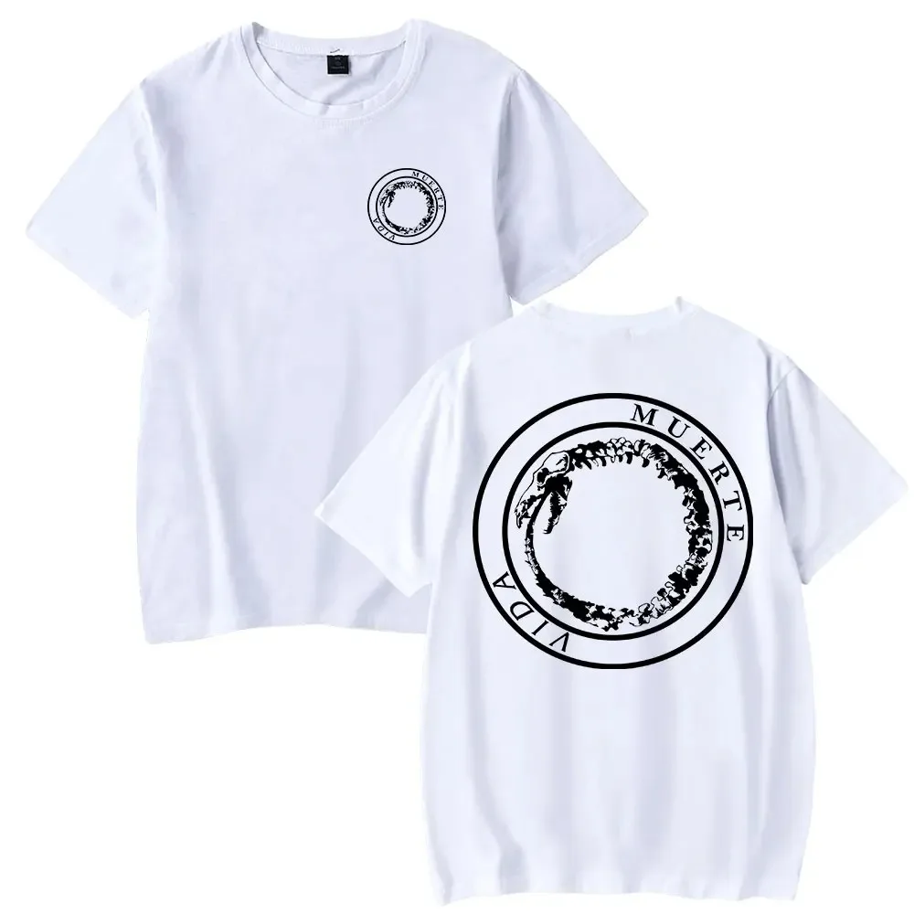 

Short sleeve unisex Canserbero t-shirt, men's casual streetwear, women's tops with O collar, summer clothes, fashion pullover