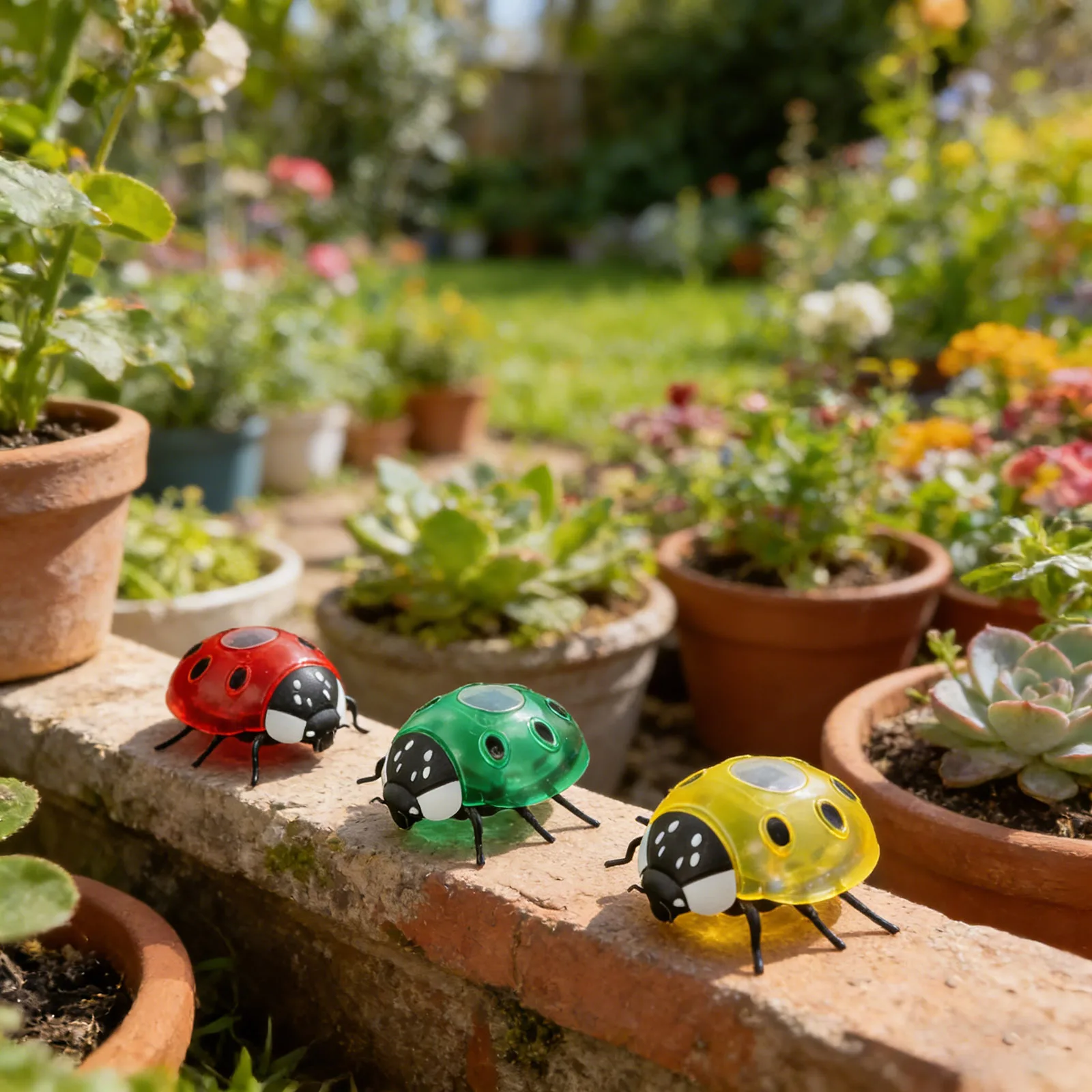 Cute Ladybug Wall Art Ladybug Figurine Metal Ladybugs 14*12*6cm Garden Art Hanging Decoration Long-lasting Outdoor Use