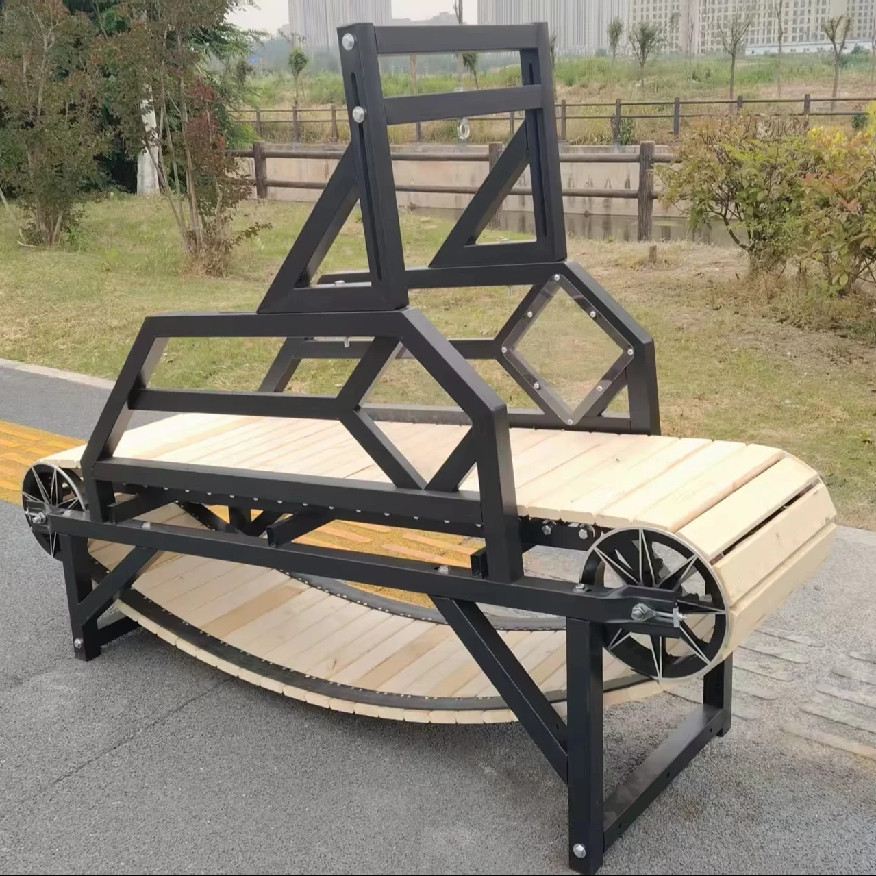 

BunnyHi GPBJ001-1 New Style Customized logo Big Dog Slatmill Machine Treadmill Running Dog Treadmill for Dogs Walking Machine