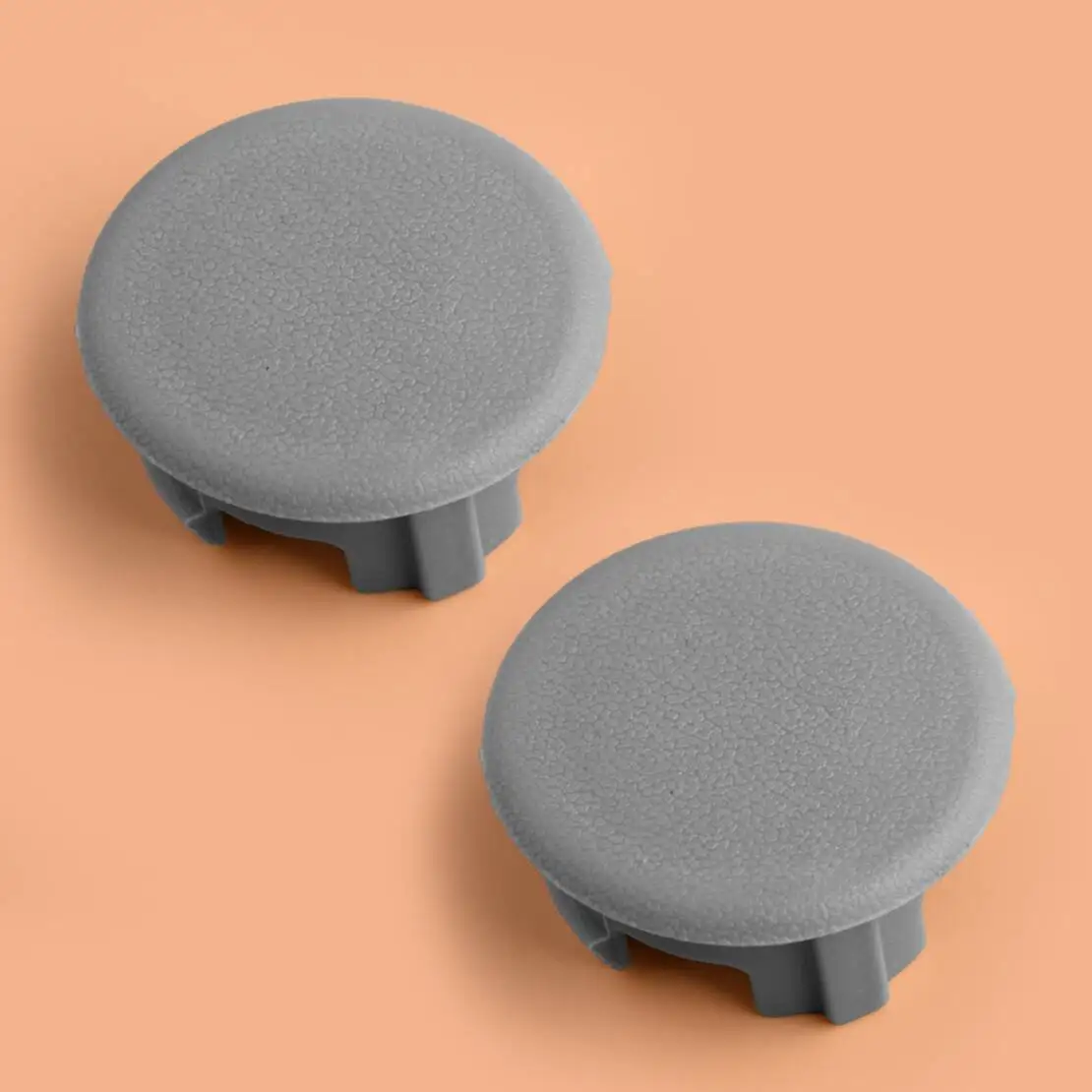 2pcs Car Gray Plastic Front Seat Armrest Bolt Caps Covers Fit For Toyota Sienna 2011-2015