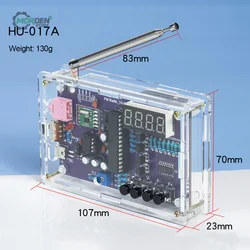 RDA5807 TDA2822 HU-017A RDA5807S Radio Kit FM FM Electronic DIY Parts 87-108MHz Board Kit for Electronic Component  Accessories