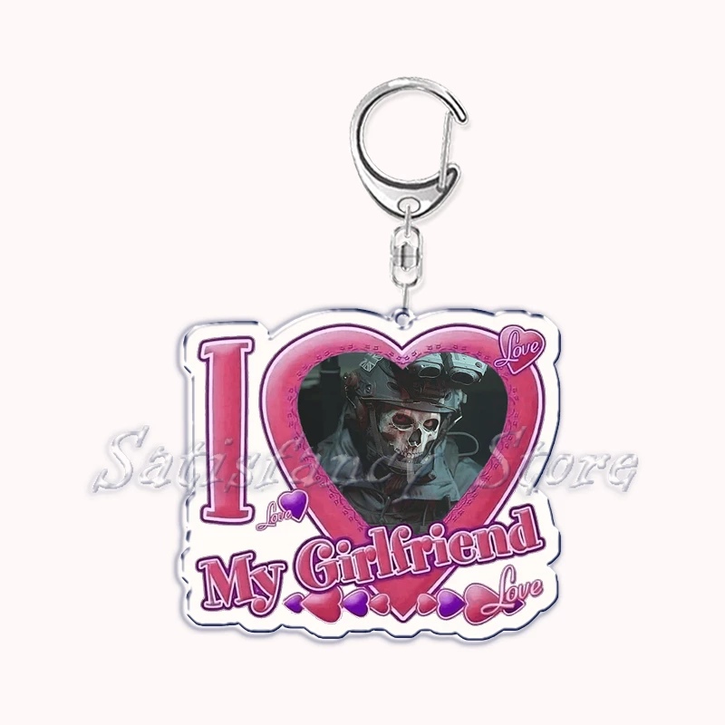 Custom I Love My Boyfriend Girlfriend Heart Keychain for Women Accessories Bf Gf Key Chain Ring Keychains Jewelry Couple Gift