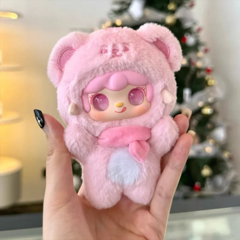 100 % Original Yooki V4 Take a Bite of The Little Bear Series Blind Box Mystery Box Toys Niedliche Action-Anime-Figur, Modellspielzeug